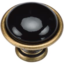 Dome 1-3/8 Inch Zamac Mushroom Cabinet Knob from the Classic European Renaissance Collection