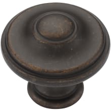 Domed 1-1/8 Inch Zamac Mushroom Cabinet Knob from the Classic European Renaissance Collection