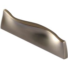 Wave 3-3/4 Inch Center to Center Zamac Designer Cabinet Pull from the Urban Modern Collection