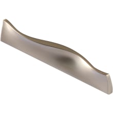 Wave 6-5/16 Inch Center to Center Zamac Designer Cabinet Pull from the Urban Modern Collection