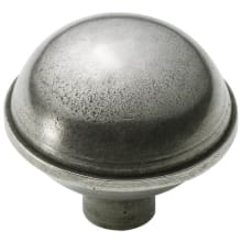 Globe 1-3/4 Inch Pewter Mushroom Cabinet Knob from the Fine English Pewter Collection