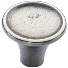 Dela 1-1/8 Inch Pewter Mushroom Cabinet Knob from the Fine English Pewter Collection