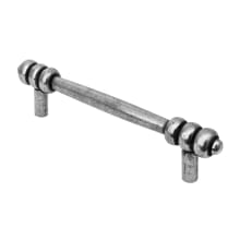 Fine English Pewter 5-1/16 Inch Center to Center Bar Cabinet Pull