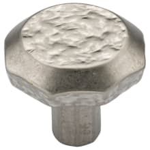 Mystic 1-1/4" Distressed Geometric Cabinet Knob - Made in Italy