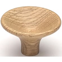 Mid Century 1-1/2 Inch Wood Mushroom Cabinet Knob from the Designer Wood Collection