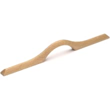 Mid Century 7-9/16 Inch Center to Center Wood Arch Cabinet Pull from the Designer Wood Collection