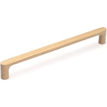 Oval Bar 10-1/16 Inch Center to Center Wood Handle Cabinet Pull from the Designer Wood Collection