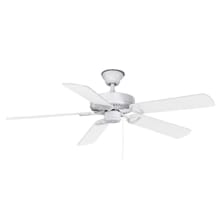 America 52" 5 Blade Indoor Ceiling Fan - Blades and Pull Chain Included