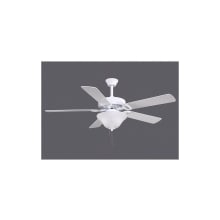 America 52" 5 Blade Indoor Ceiling Fan with Light Kit - Blades and Pull Chain Included