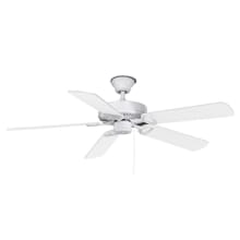 America 52" 5 Blade Indoor Ceiling Fan - Blades and Pull Chain Included