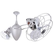 Ar Ruthiane 13" 6 Blade Dual Rotational Indoor Ceiling Fan with Wall Control
