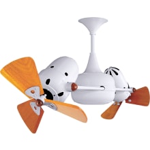 Duplo-Dinamico 16" 6 Blade Indoor Ceiling Fan with Wall Control
