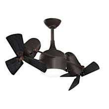 Dagny LK 16" 6 Blade Indoor LED Ceiling Fan with Remote Control