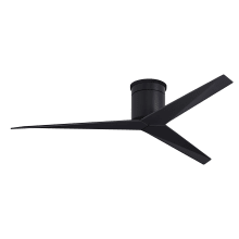 Eliza 56" 3 Blade Indoor / Outdoor Hugger Ceiling Fan with Remote Control