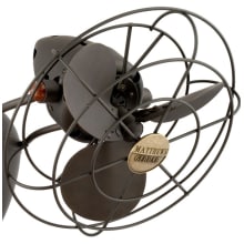 13" 3 Blade Indoor / Outdoor Fan Head Set with Safety Cage