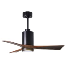 Patricia 42" 3 Blade Indoor LED Ceiling Fan with Remote Control