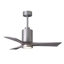 Patricia 42" 3 Blade Indoor LED Ceiling Fan with Remote Control