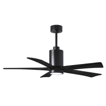 Patricia 52" 5 Blade Indoor LED Ceiling Fan with Remote Control