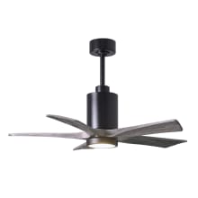Patricia 42" 5 Blade Indoor LED Ceiling Fan with Remote Control