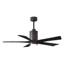 Patricia 52" 5 Blade Indoor LED Ceiling Fan with Remote Control