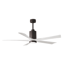 Patricia 60" 5 Blade Indoor LED Ceiling Fan with Remote Control