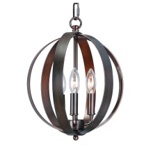 Provident 3 Light 12" Wide Taper Candle Pendant