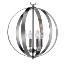 Provident 4 Light 16" Wide Taper Candle Pendant