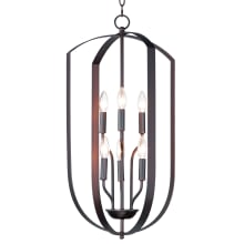 Provident 6 Light 15" Wide Taper Candle Pendant