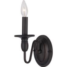 1 Light 9" Tall Wall Sconce from the Towne Collection