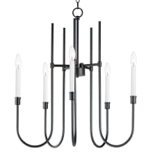 Tux 5 Light 24" Wide Taper Candle Chandelier