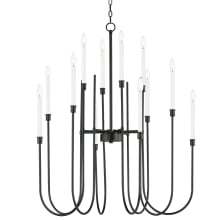 Tux 12 Light 36" Wide Taper Candle Style Chandelier