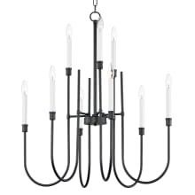 Tux 9 Light 30" Wide Taper Candle Chandelier