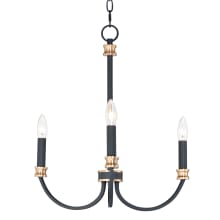 Charlton 3 Light 20" Wide Taper Candle Style Chandelier