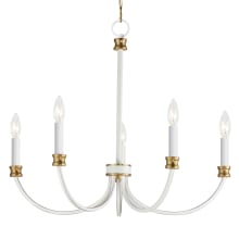 Charlton 5 Light 26" Wide Taper Candle Style Chandelier