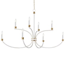 Charlton 8 Light 48" Wide Taper Candle Style Chandelier