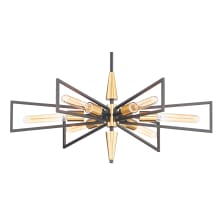 Wings 6 Light 29" Wide Abstract Sputnik Chandelier