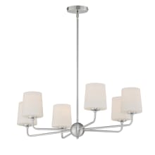 Bristol 6 Light 34" Wide Chandelier