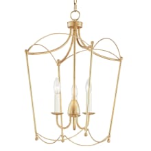 Plumette 3 Light 14" Wide Taper Candle Pendant