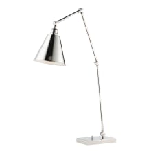 Library 27" Tall Arc Table Lamp