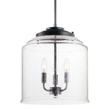 Acadia 3 Light 14" Wide Taper Candle Pendant