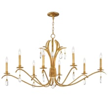 Eden 8 Light 48" Wide Crystal Candle Style Chandelier