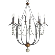 Formosa 8 Light 32" Wide Taper Candle Style Chandelier
