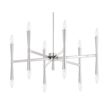 Rome 12 Light 29" Wide Taper Candle Chandelier