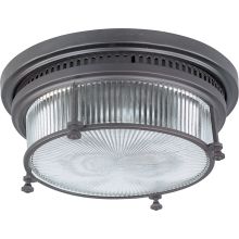 2 Light 13" Wide Flush Mount Ceiling Fixture from the Hi-Bay Collection