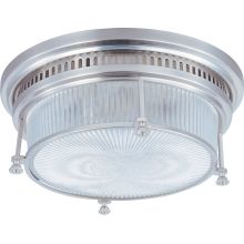 2 Light 13" Wide Flush Mount Ceiling Fixture from the Hi-Bay Collection