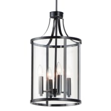Sentinel 4 Light 12" Wide Taper Candle Pendant