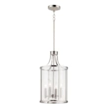 Sentinel 4 Light 12" Wide Taper Candle Pendant