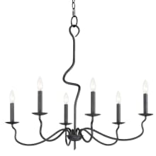 Padrona 6 Light 33" Wide Candle Style Chandelier