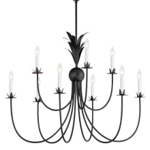 Paloma 9 Light 36" Wide Taper Candle Style Chandelier