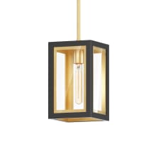 Neoclass 7" Wide Outdoor Mini Pendant with Clear Glass Shade